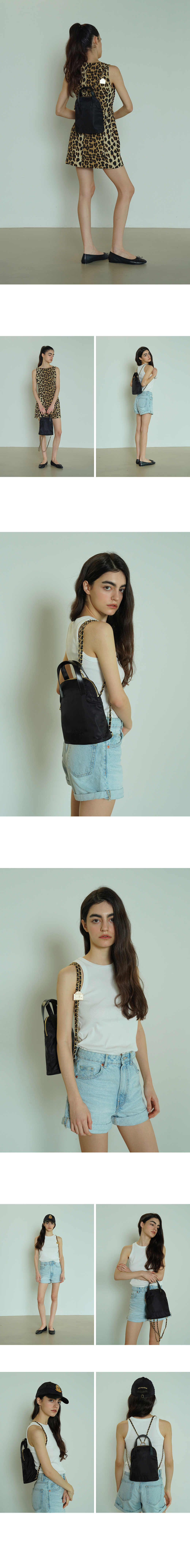 MUSINSA | RUE D'EUGENIE [20K Gold Chain] Luna Backpack